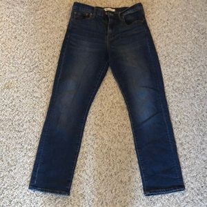 Madewell Cruiser Straight Jeans size 27